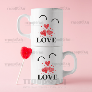 Κούπες Love Σετ 2τεμ